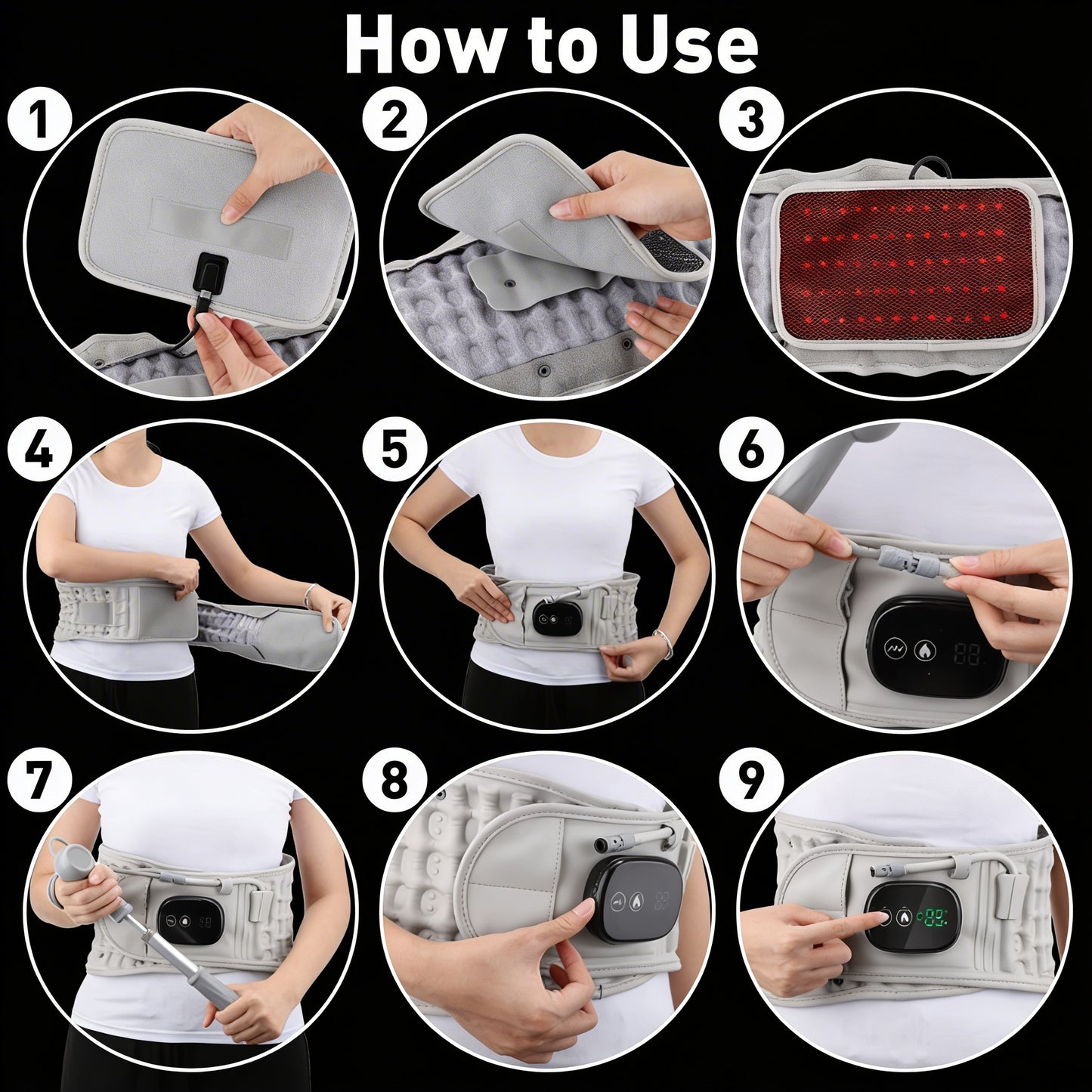 THERAWAVE™ INFRARED BACK THERAPY BELT